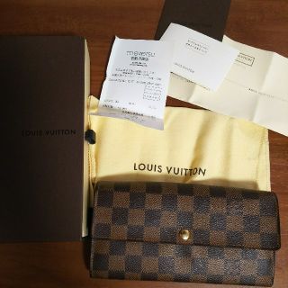 ルイヴィトン(LOUIS VUITTON)のLOUIS VUITTON ダミエ 長財布(財布)
