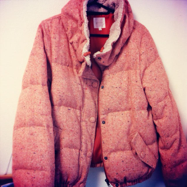 今年っぽい♡ツイードダウン レディースのジャケット/アウター(ダウンジャケット)の商品写真