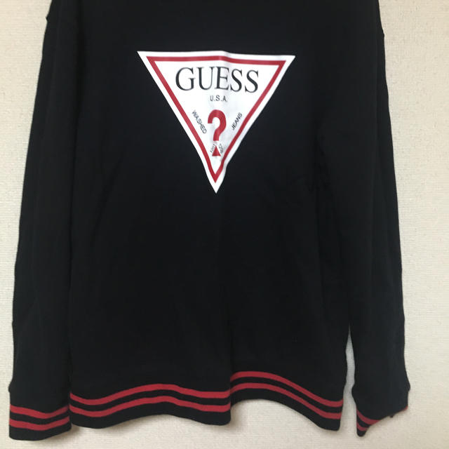 GUESS(ゲス)のGUESS リブライン スウェット メンズのトップス(スウェット)の商品写真