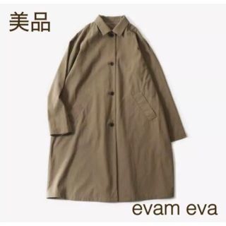 エヴァムエヴァ(evam eva)のevam eve ステンカラーコート(トレンチコート)