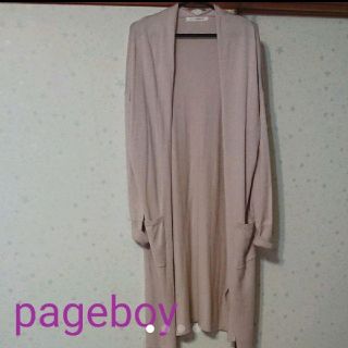 ページボーイ(PAGEBOY)のロングカーディガン(カーディガン)