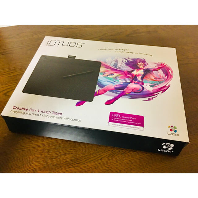 Wacom(ワコム)のWACOM INTUOS comic medium black CTH-690 スマホ/家電/カメラのPC/タブレット(PC周辺機器)の商品写真