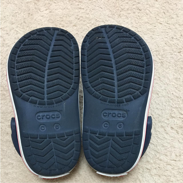 crocs(クロックス)のクロックスキッズサンダル 14センチ キッズ/ベビー/マタニティのベビー靴/シューズ(~14cm)(サンダル)の商品写真