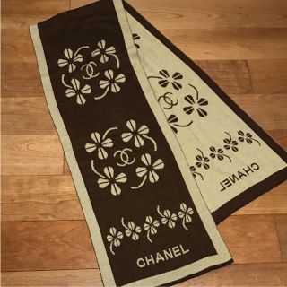 CHANEL★ビンテージ★正規品★クローバーマフラー