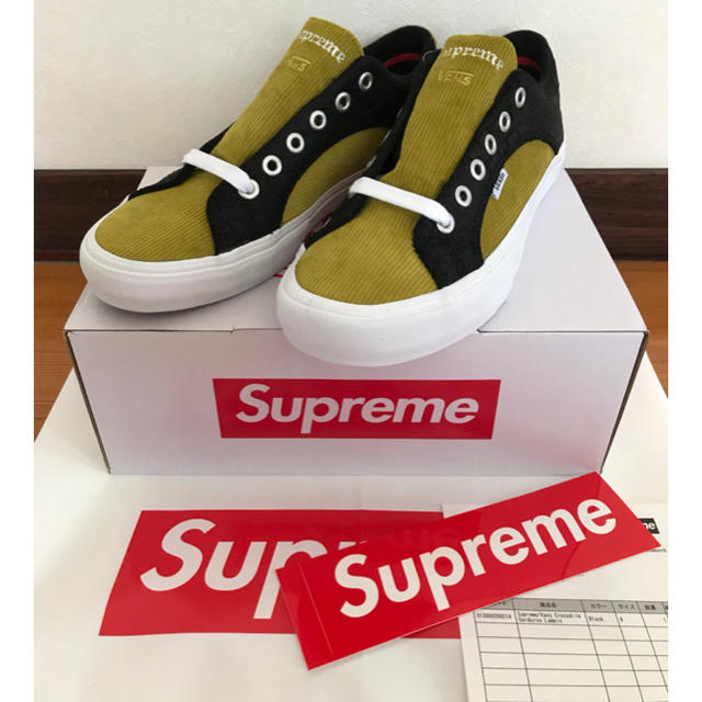 Supreme(シュプリーム)の新品 supreme シュプリーム vans クロコ コーデュロイ スニーカー メンズの靴/シューズ(スニーカー)の商品写真