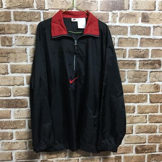 ナイキ(NIKE)の【激レア格安】早い物勝ちnike【90s】ビンテージナイロン　ビックロゴ(ナイロンジャケット)