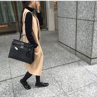 ZARA - ZARA_ノーカラーウールジレ_Sサイズ_の通販 by huhu|ザラなら