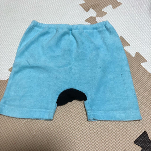 アンパンマン(アンパンマン)のバイキンマン タオル地ズボン キッズ/ベビー/マタニティのキッズ服男の子用(90cm~)(パンツ/スパッツ)の商品写真