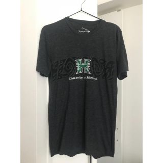 エイティーエイティーズ(88TEES)のハワイ大学 シンプル Ｔシャツ 現地買い フラ アロハ 古着(Tシャツ/カットソー(半袖/袖なし))