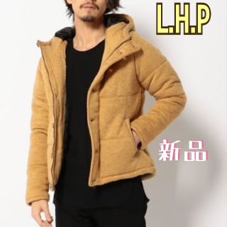 エルエイチピー(LHP)のらいた様専用　新品 LHP エルエイチピー ダウンブルゾン ベージュ(ダウンジャケット)