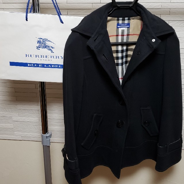 BURBERRY BLUE LABEL(バーバリーブルーレーベル)のBURBERRY  BLUE  LABEL  ジャージ素材　ブルゾン レディースのジャケット/アウター(ブルゾン)の商品写真