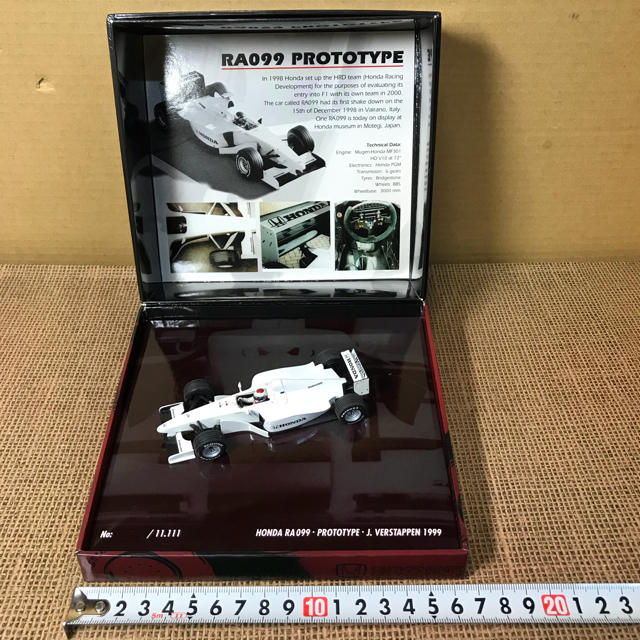 限定品　F1 ホンダ Honda RA099 PROTOTYPE 1999