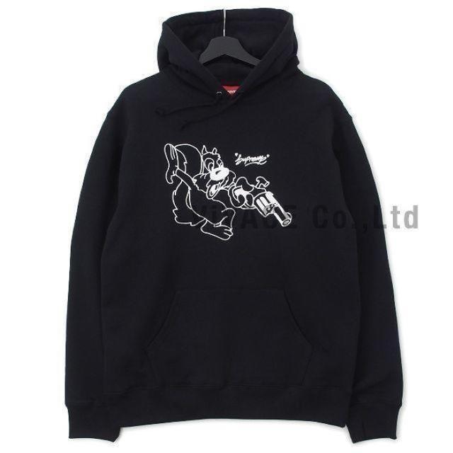 L色Supreme Lee Hooded Sweatshirt 黒L