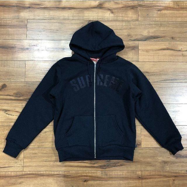 Supreme Arc Logo Thermal Zip Up 紺 17fw | forext.org.br
