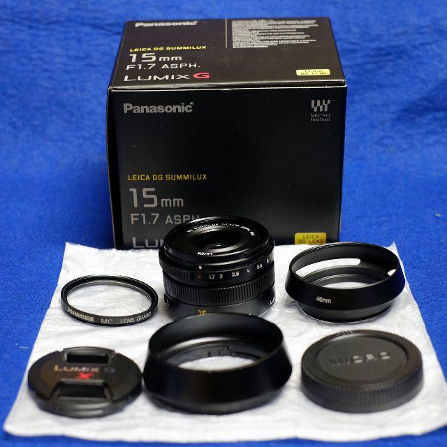 Panasonic(パナソニック)の★美品★LEICA DG SUMMILUX 15mm/F1.7 スマホ/家電/カメラのカメラ(レンズ(単焦点))の商品写真