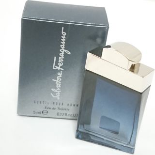 サルヴァトーレフェラガモ(Salvatore Ferragamo)のサルヴァトーレフェラガモ サブティール プールオム EDT 5ml  ミニ香水 (香水(男性用))