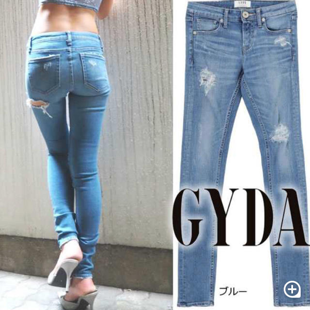 GYDA ヒップダメージデニム