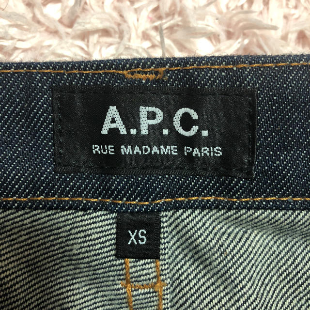 A.P.C(アーペーセー)のA.P.C アーペーセー デニム ミニ スカート XS レディースのスカート(ミニスカート)の商品写真