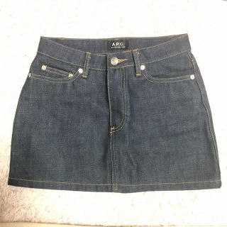 アーペーセー(A.P.C)のA.P.C アーペーセー デニム ミニ スカート XS(ミニスカート)