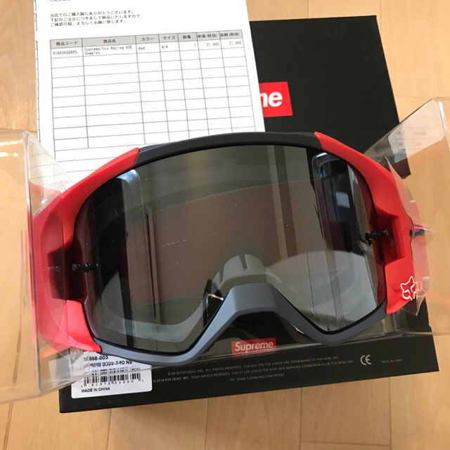 Supreme - Supreme Fox Racing Vue Gogglesの通販 by jerry's shop ...