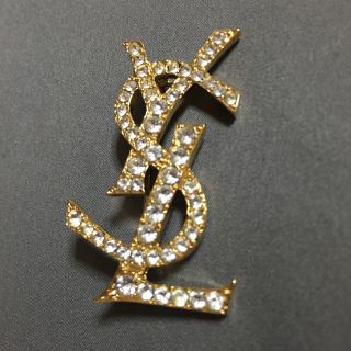 サンローラン(Saint Laurent)のYSL イヴサンローラン サンローラン ブローチ ゴールド(ブローチ/コサージュ)