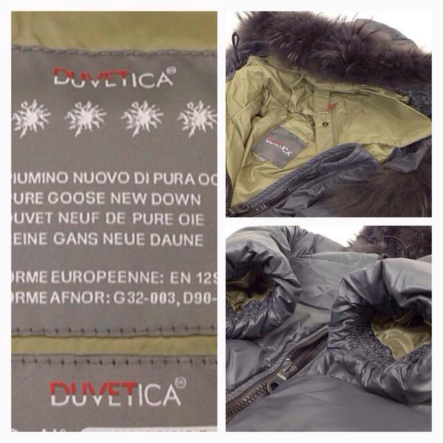 DUVETICA(デュベティカ)のkappa グレー 38 ダウン レディースのジャケット/アウター(ダウンジャケット)の商品写真