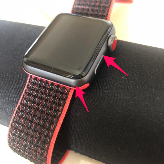 Apple(アップル)のapple watch series3 38mm セルラーモデル スマホ/家電/カメラのスマートフォン/携帯電話(その他)の商品写真