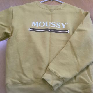 マウジー(moussy)のmoussy トレーナー イエロー(トレーナー/スウェット)