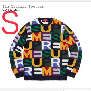 シュプリーム(Supreme)のsupreme big letters sweater Sサイズ 国内(ニット/セーター)