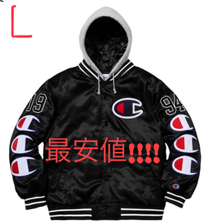 シュプリーム(Supreme)のSupreme Champion hooded jacket シール付き(ナイロンジャケット)