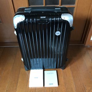 リモワ(RIMOWA)のリモワ✖️ルフトハンザ 限定  ブラック32L 2輪(トラベルバッグ/スーツケース)