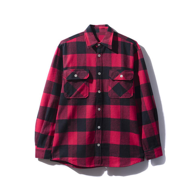 ANTI(アンチ)のASSC Blocked Logo Red Flannel メンズのトップス(シャツ)の商品写真