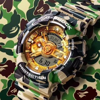 アベイシングエイプ(A BATHING APE)の新品未開封 正規品 ape G shock GA-110 25周年記念(腕時計(デジタル))