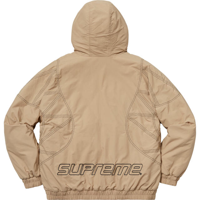 Supreme(シュプリーム)の新品Supreme Zig Zag Stitch Puffy Jacket タン メンズのジャケット/アウター(ダウンジャケット)の商品写真