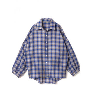 グレイル(GRL)のオーバーサイズ チェックシャツ(シャツ/ブラウス(長袖/七分))