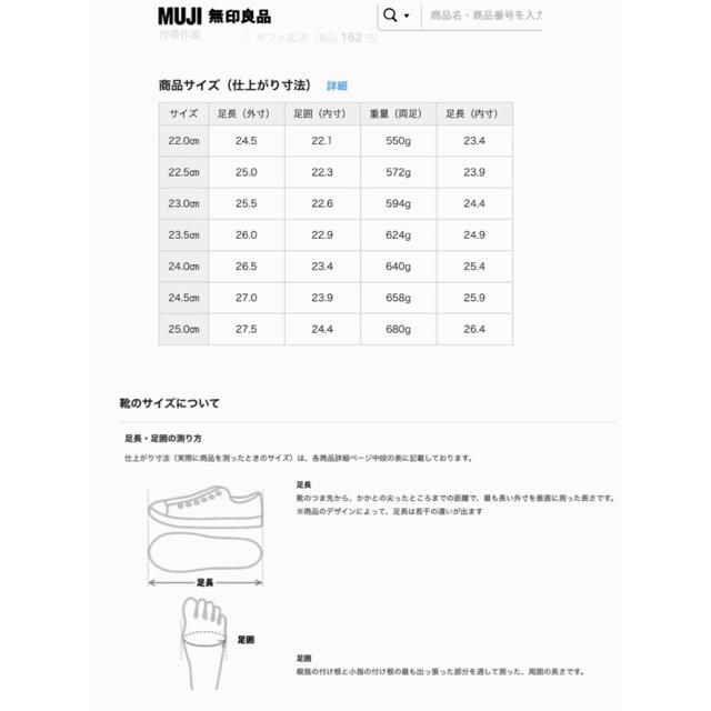 MUJI (無印良品)(ムジルシリョウヒン)の無印良品 疲れにくいスニーカー レザー オフ白 レディースの靴/シューズ(スニーカー)の商品写真