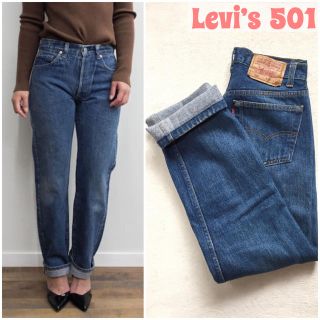 リーバイス(Levi's)の90's リーバイス 501 USA W29 W71cm ハイウエスト デニム(デニム/ジーンズ)