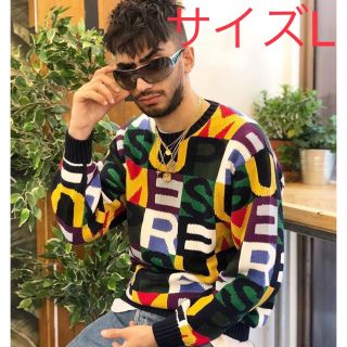 Supreme - supreme Big Letters Sweater Lの通販 by shopshop