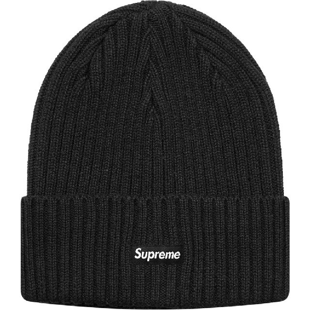 Supreme　overdyed ribbed beanie 黒

ビーニー