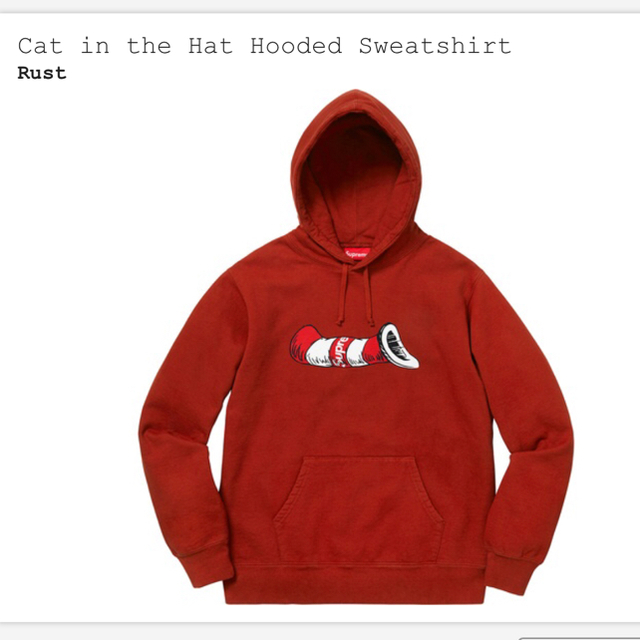 SUPREME シュプリーム cat in the hat Lサイズ RUST - kktspineuae.com