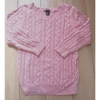 エイチアンドエム(H&M)の美品✨H&M 可愛いピンク　ニット　XS(ニット/セーター)