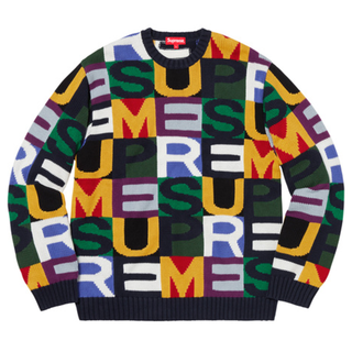 シュプリーム(Supreme)の送料無料 Sサイズ Supreme Big Letters Sweater(ニット/セーター)