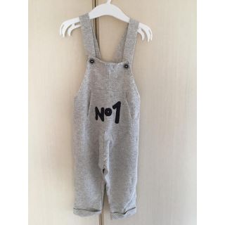 ザラキッズ(ZARA KIDS)のcoco様専用ZARA オーバーオール 12〜18month 86cm(カバーオール)