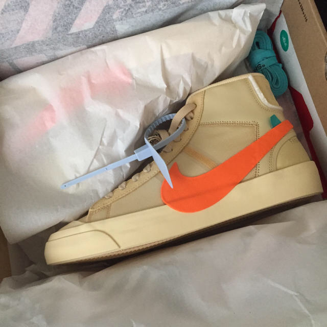 NIKE off-white blazer mid 26cmトータルオレンジサイズ