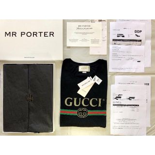 グッチ(GUCCI)のGucci ロゴ T シャツ グッチ ロゴT XS 黒(Tシャツ/カットソー(半袖/袖なし))