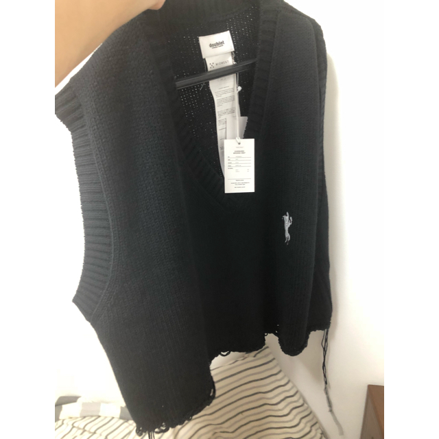 doublet × midwest ニットベスト 即完売 ブラック transparencia3 doublet × midwest ニットベスト 即完売 ブラック transparencia3