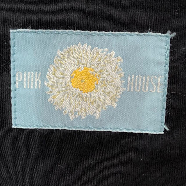 PINK HOUSE(ピンクハウス)のPINK HOUSE バッグ 黒白花柄 レディースのバッグ(トートバッグ)の商品写真