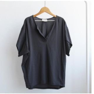 トゥデイフル(TODAYFUL)のtodayful  cotton tee  チャコールグレー(Tシャツ(半袖/袖なし))