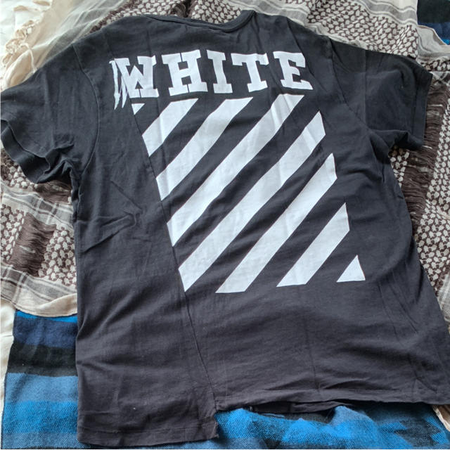 off-white T-shirt BLACK M size オフホワイト