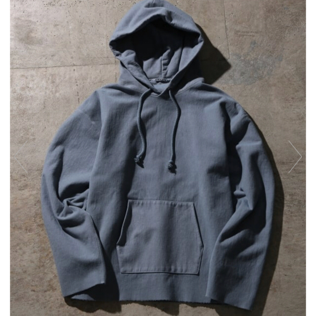 【AURALEE】別注 SUPER MILLED SWEAT PARKAブルーMトップス